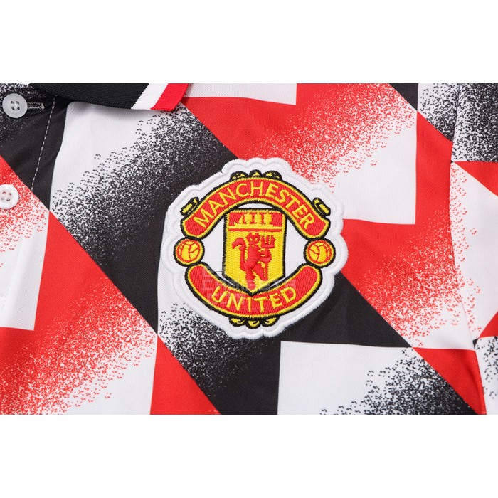 Camiseta Polo del Manchester United 2022-23 Negro y Rojo - Haga un click en la imagen para cerrar
